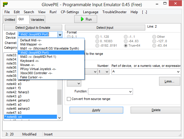 glovepie-gui