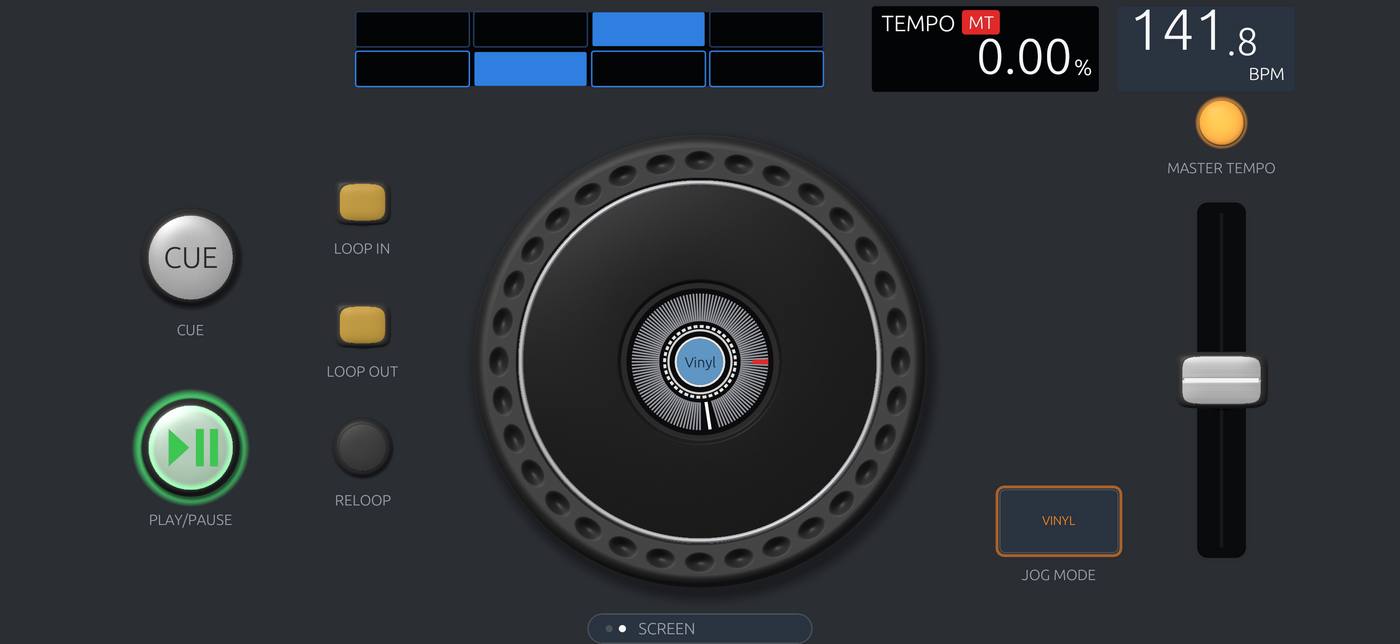 iPhone, the CONTROLS page